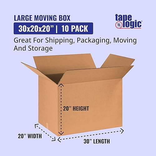 Miniatura 2 de Tape Logic - Seleccione un tamaño cajas resistentes, Kraft, 10