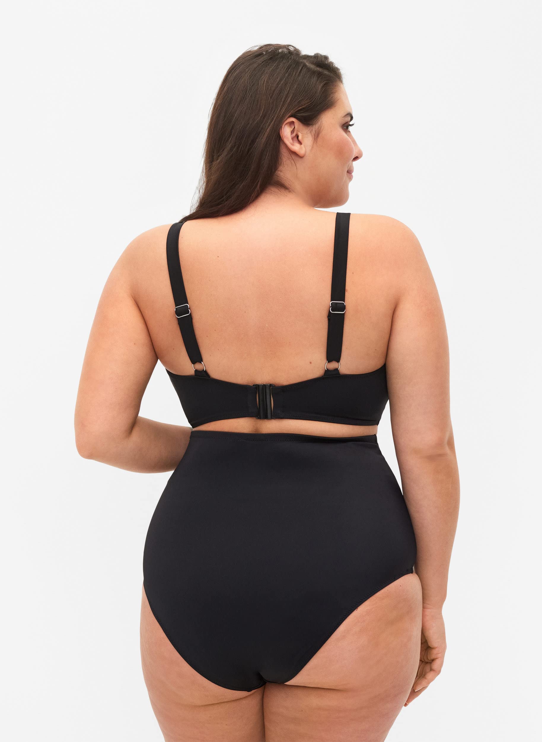 Zizzi Swim by Damen Große Größen Bikini Hose Hohe Taille Gr