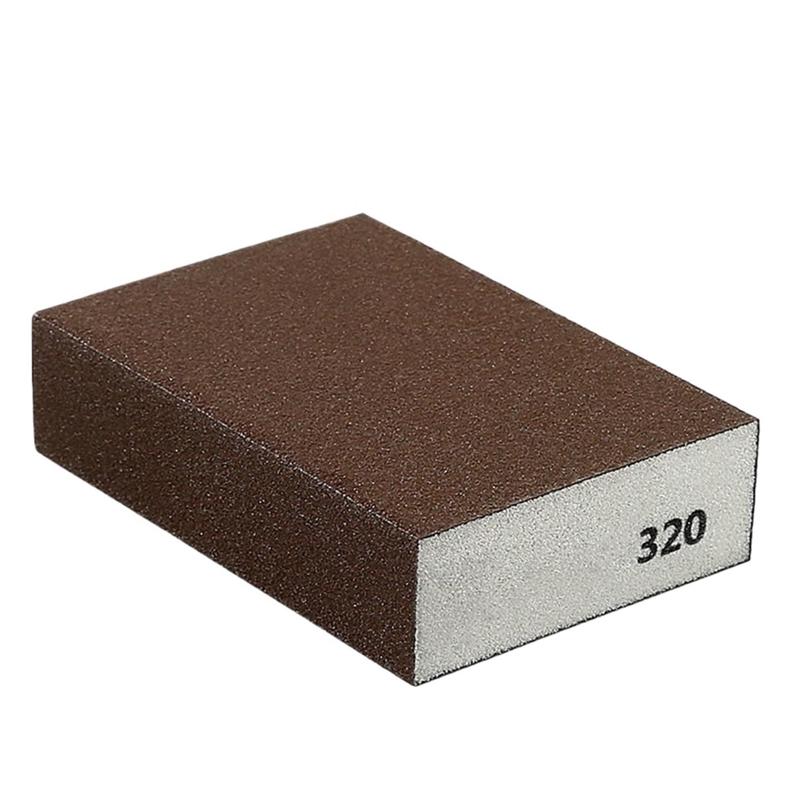 Sanding Sponge Blocks Grit 60 80 100 120 180 240 320 Wall Grinding Sand Block Sandpaper Model Paint Polished Brick For Metal Wood(320)