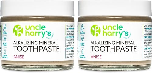Miniatura 21 de Uncle Harry's Pasta de dientes remineralizante de menta verde | Pasta dental blanqueadora natural refresca el aliento y promueve el esmalte | Pasta