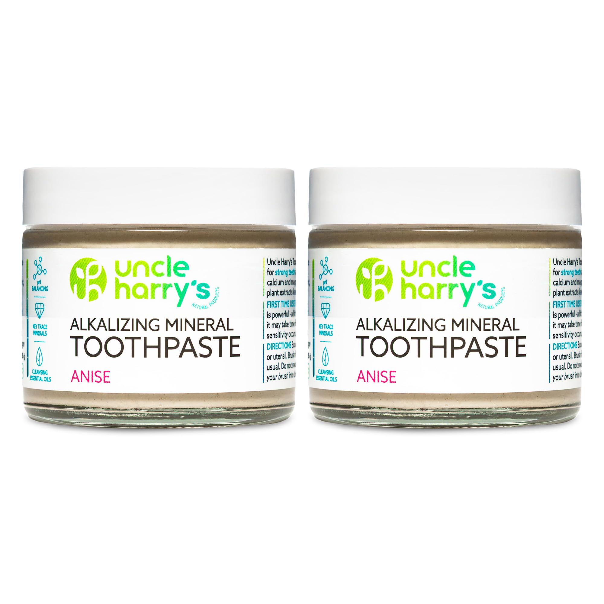 Fluoride Free Toothpaste - Anise (3 oz glass jar) … (2)