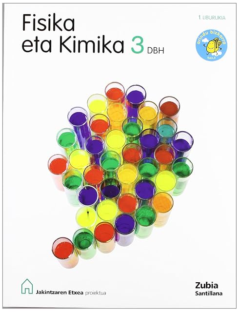 Portada de Fisika Eta Kimika 3 Dbh