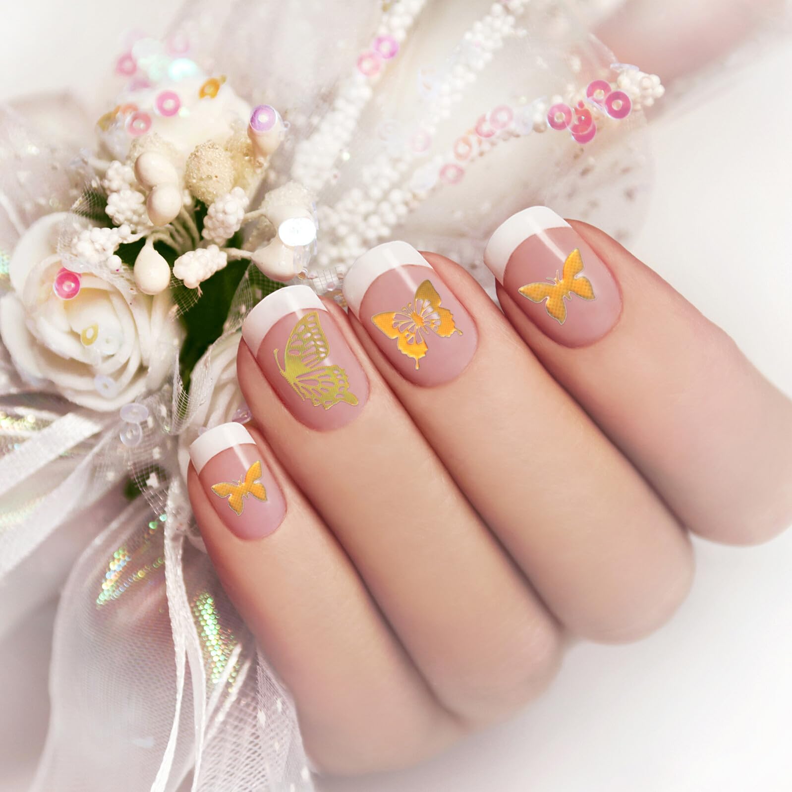 CALLARON 3 Set Decalcomanie Per Unghie Adesivi Per Nail Art Decorazioni Unghie Uniche E Colorate Per Manicure Te E Regali Per Amiche 8 Fogli*3