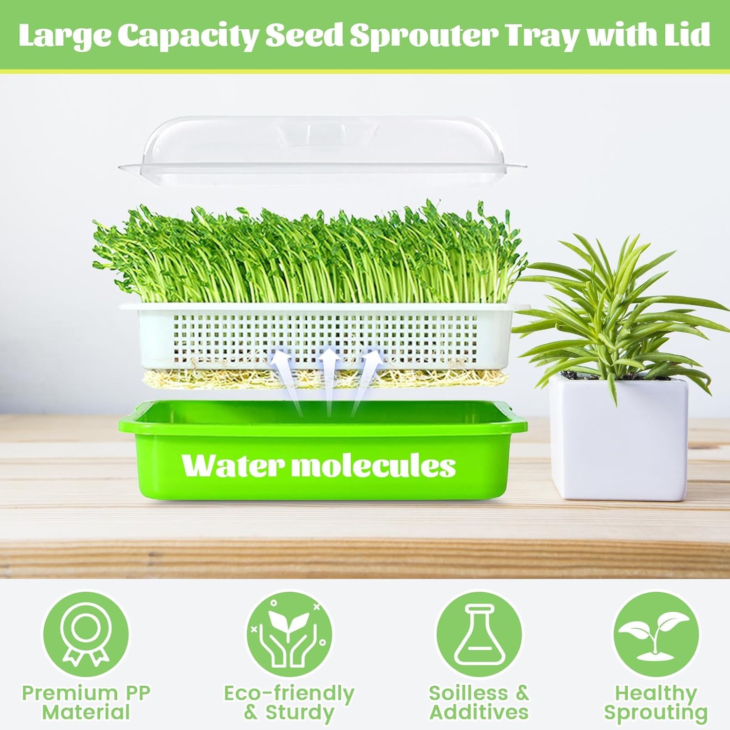 Microgreen kweekbakken - Eat Your Microgreens