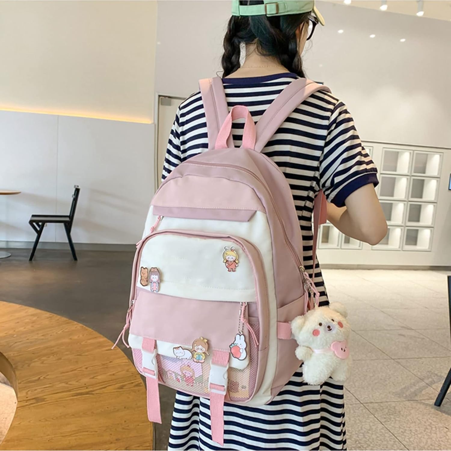 旅行バッグ レディース 大容量 トラベル バックパック 女性用 防水 スクールバッグ 携帯用 ライトウェイト アーバン 実用的 ウェ 旅行 バッグ  大容量【ボストンバッグ】ボストン バッグ メンズ レディース 旅行かばん 旅行バッグ 旅行用 トラベルバッグ キャリーオン ... 旅行バッグ レディース 大容量ラップトップバックパック防水スクールバッグ軽量ポータブル実用ウェアラブル通気性アウトドアレジャー旅行