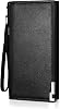 AdiStylinno Men's Wallets, Long PU Leather Business Wallet with Phone Pocket Large Capacity Card Holder Wallet Multifuction Phone Bag with 12 Card Slot 3 Cash Slot 1 Zipper Pocket Black