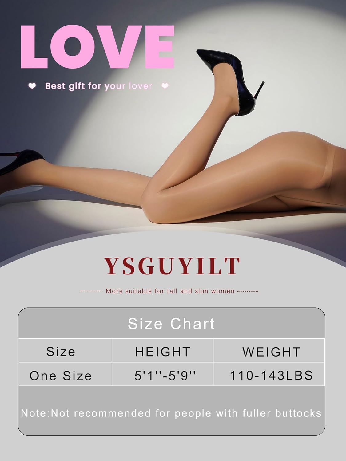 Shiny Pantyhose for Women 8D High Waist Silk Oil Shimmer Sheer Tights Control Top Gloss Stockings - Image 6