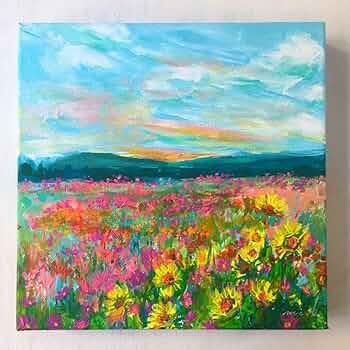 煌めく秋の散歩道　P12キャンバス　アクリル画 71psnV9OH2L._UF350,350_QL50_.jpg