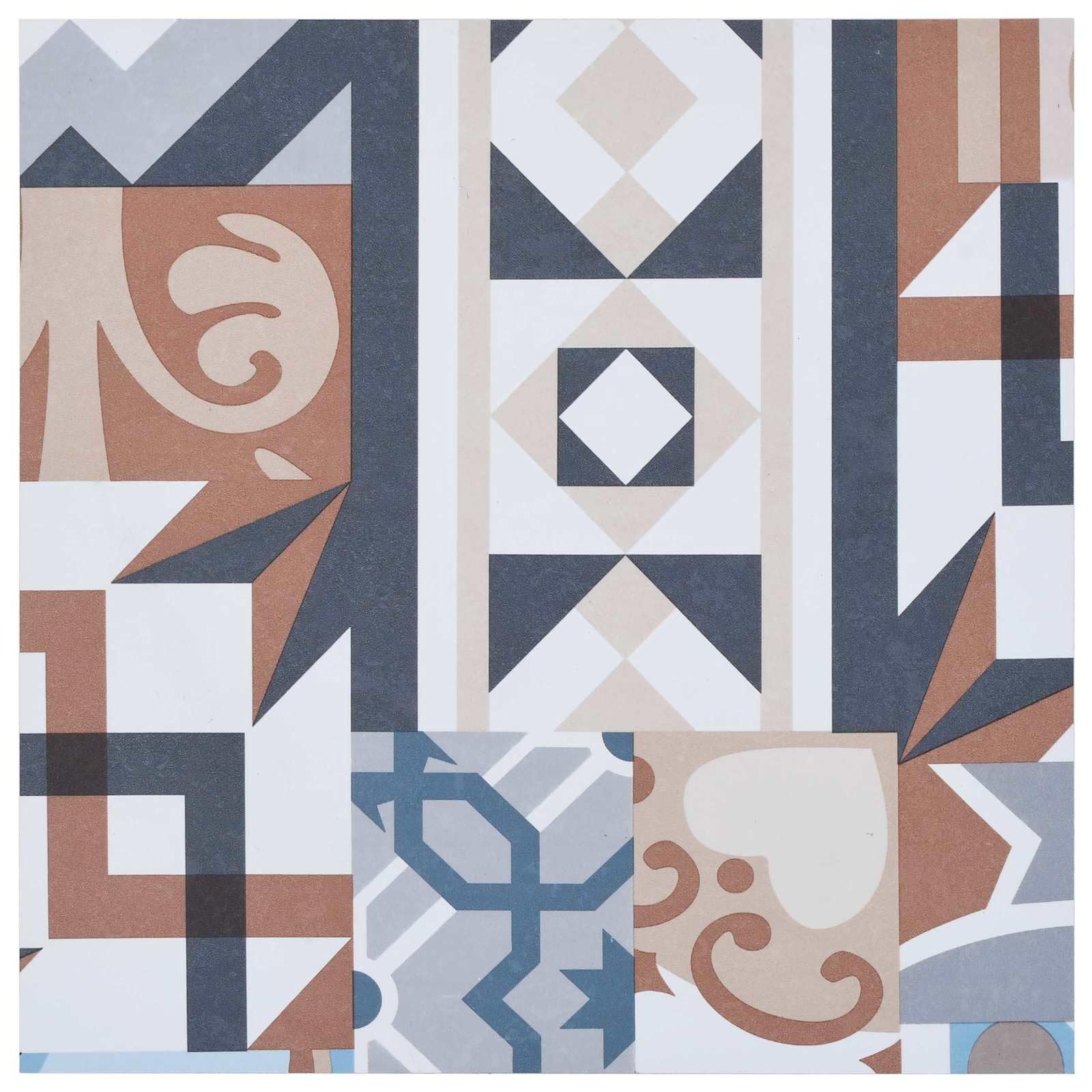 Lot de 20 dalles de sol autocollantes en PVC - 30,5 x 30,5 cm - Aspect bois - Pour salon et chambre à coucher - Facile d'entretien