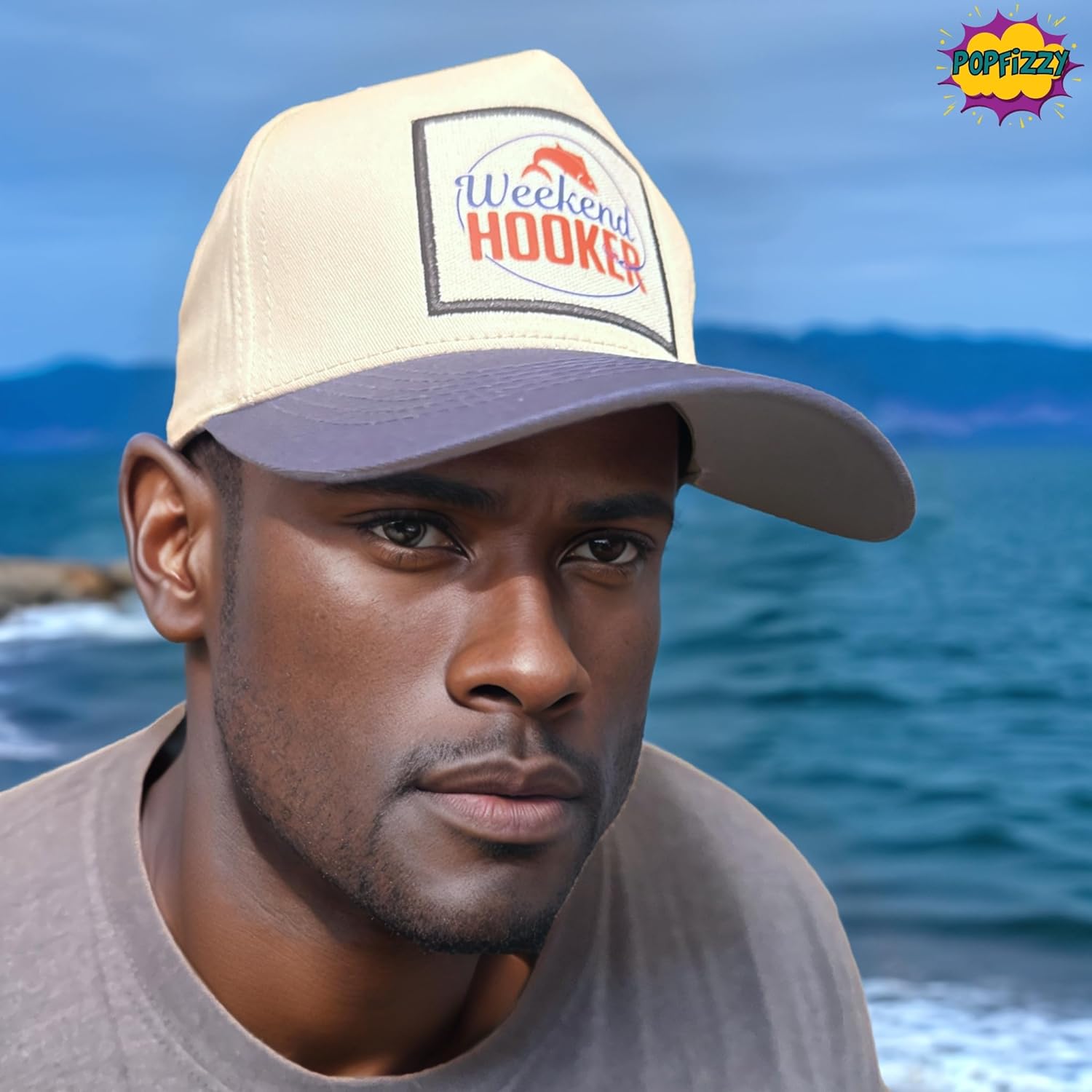 Popfizzy Funny Hats for Men and Women, Fun Adult Baseball Cap, Funny Birthday Gifts for Women and Men, Cool Dad Hat Gift Idea