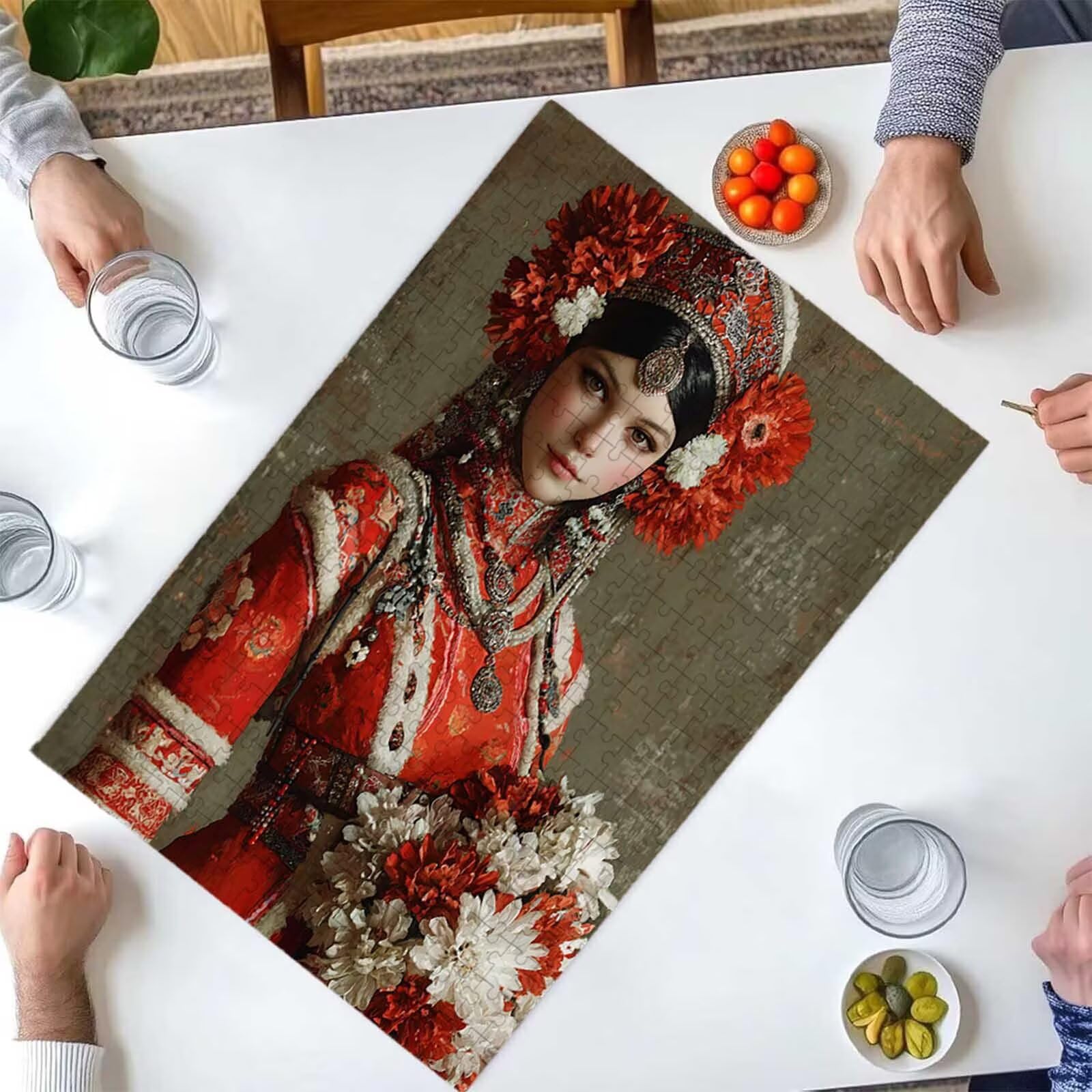 Puzzle dla dorosłych 1500 elementów pies zwierzę 87 x 57 cm puzzle dla dorosłych gra edukacyjna wyzwanie zabawki 1500 elementów dla dzieci, kolorowa układanka do majsterkowania do dekoracji wnętrz