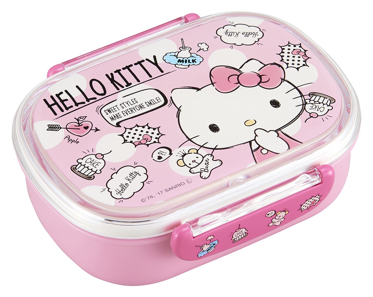 Amazon.co.jp: オーエスケー ハローキティ お弁当箱 (中子付) PCR-7 