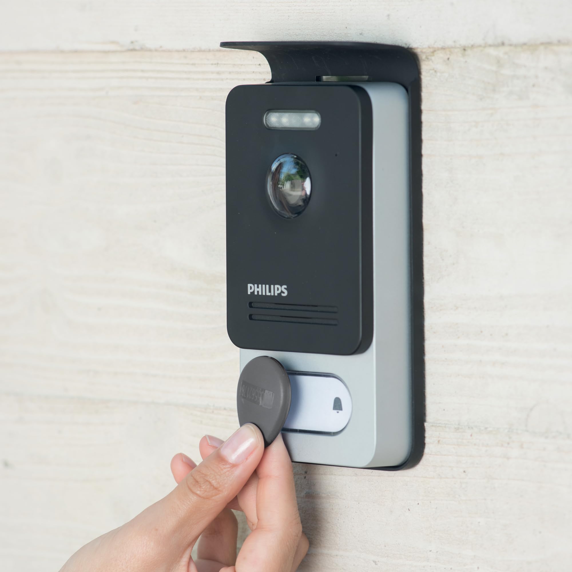 Philips - Visiophone filaire connecté smartphone avec 2 écrans - WelcomeEye Connect 2