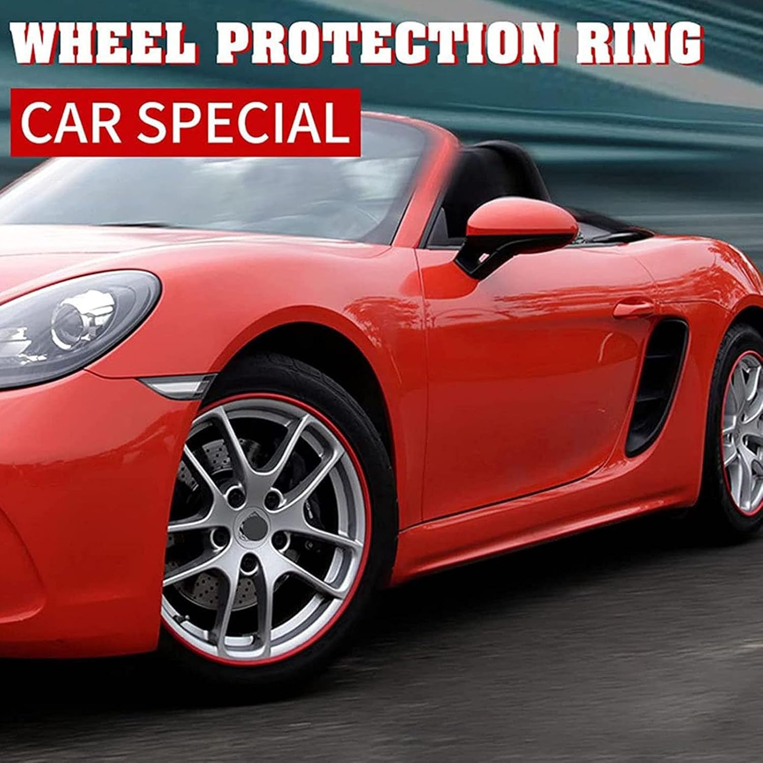 16-20 Inch Car Wheel Protection Ring Tyres Tire Guard Set of 4 Car Wheel Rim Protectors Anti-Collision Anti-Scratch Car Refit Trims Kit Alloy Wheel Edge Ring Rim Protectors