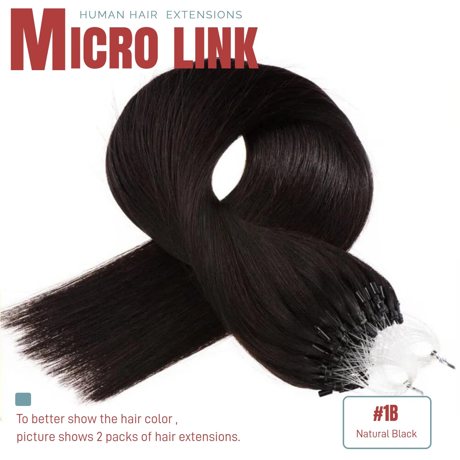Amazon.com : Hair Extensions Jinyisong Micro Loop Human Hair