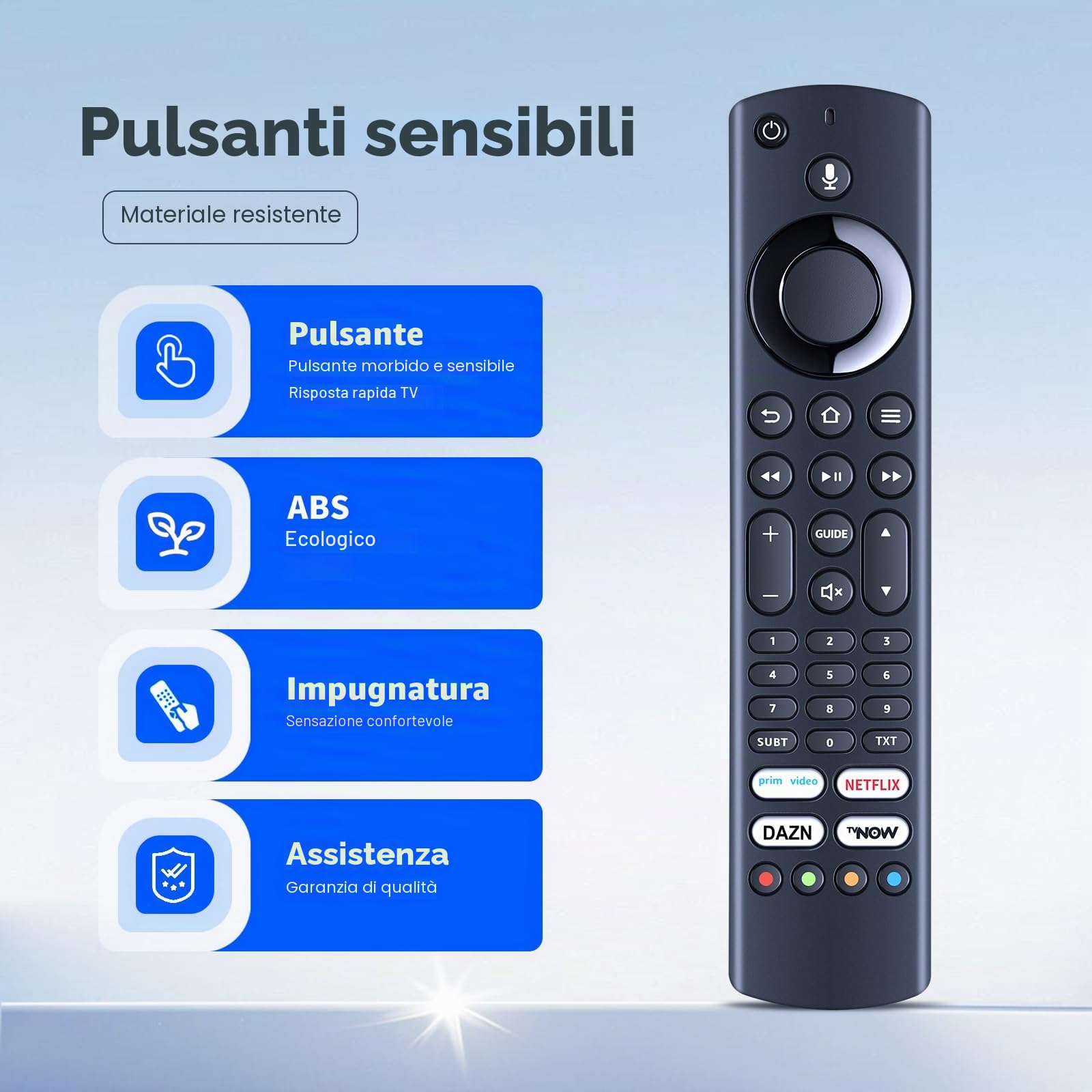 TCNOUMT CT-8566 Telecomando Sostitutivo Per TV Toshiba E Grundig – Funziona Con CT-8570, ALD187R-1 E Modelli 4K UHD (50CF630, 55QF5D63DA, 43VOE71, 65GUT7060 E Altri)