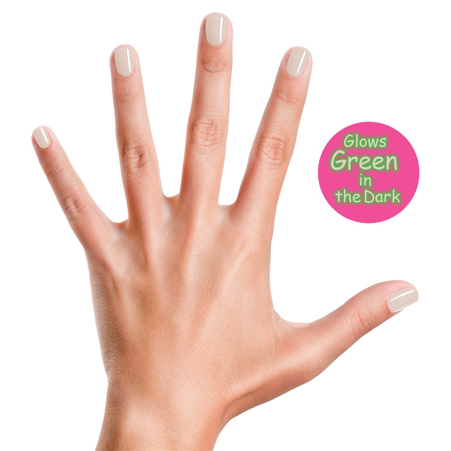 Piggy Paint Nail Polish, Non-Toxic - Radioactive (Clear, Glows in the Dark) image 4