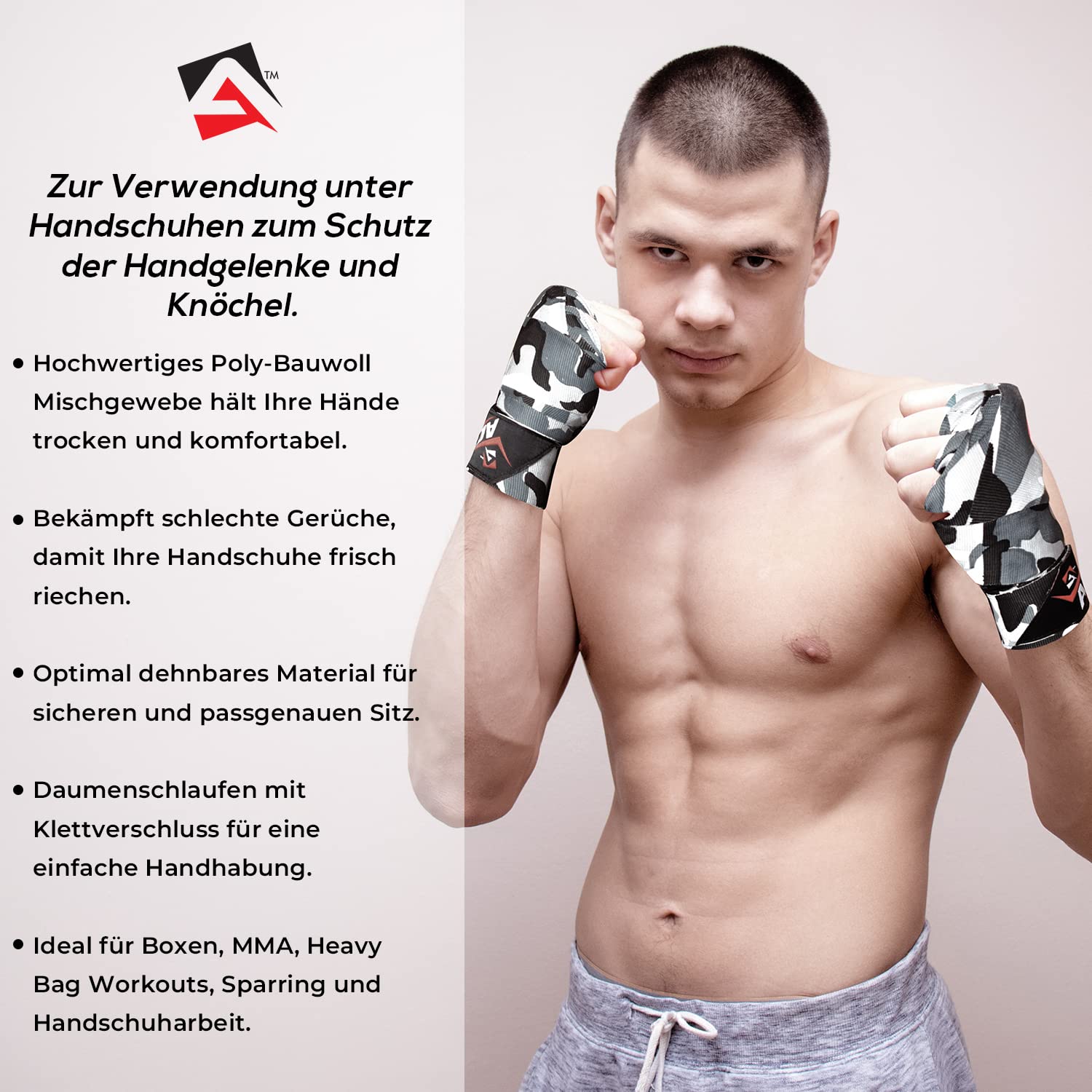 BAY Boxbandagen - Elastische Handbandagen Für Boxhandschuhe
