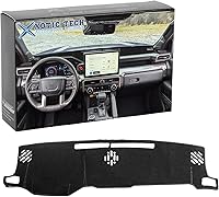 Vista 14 de x xotic tech Funda para salpicadero de consola central precortada, antideslizante, protector solar y antideslumbrante, alfombrilla para salpicadero