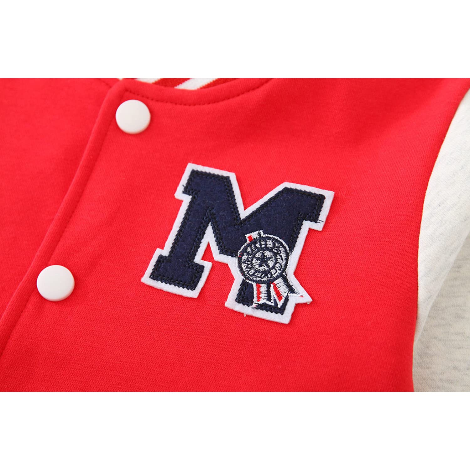 Veste pour bébé garçon - Veste de survêtement à manches longues - Printemps - Automne - Baseball - Veste demi-saison