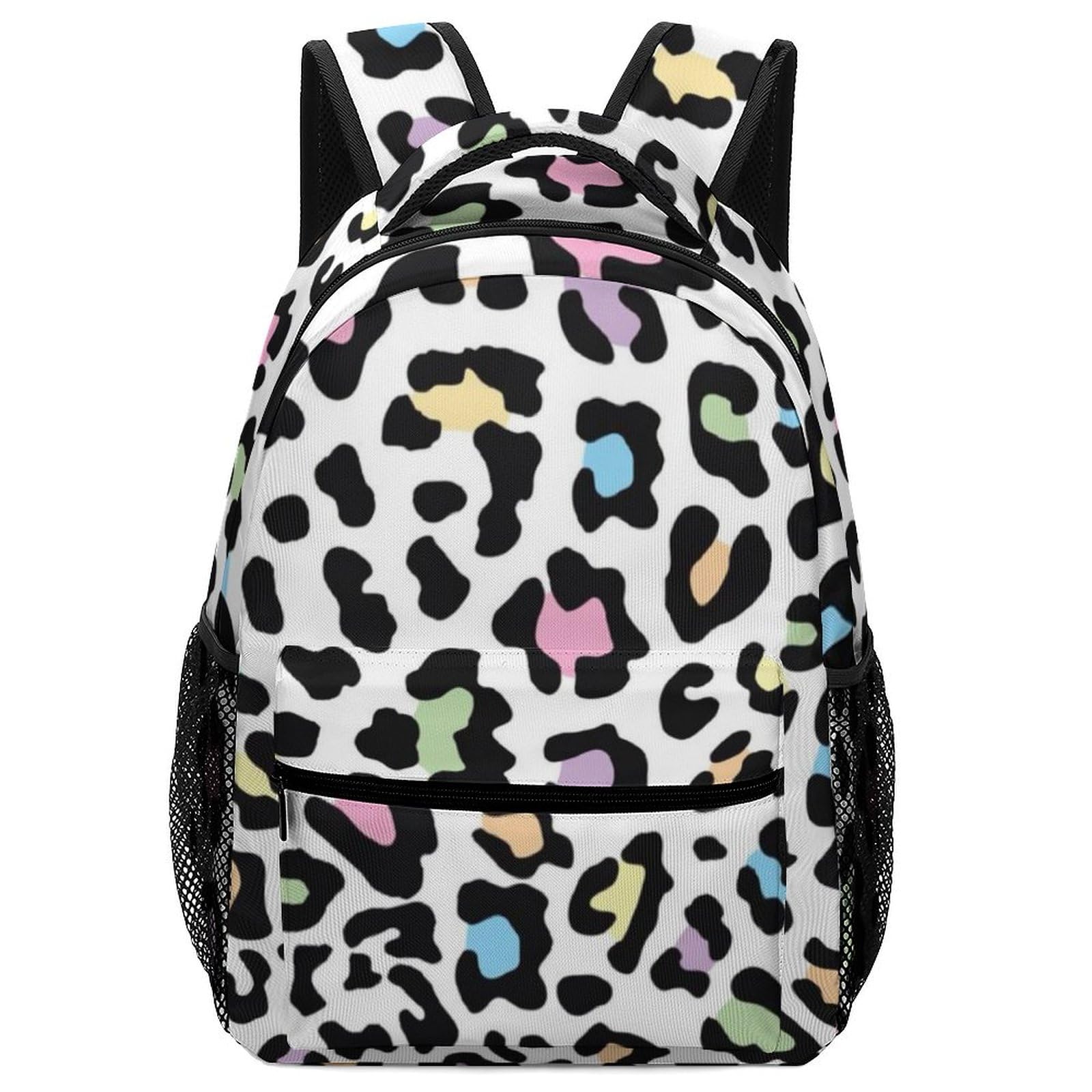 Amazon.co.jp: リュック 子供 カラフル ヒョウ柄 リュックサック