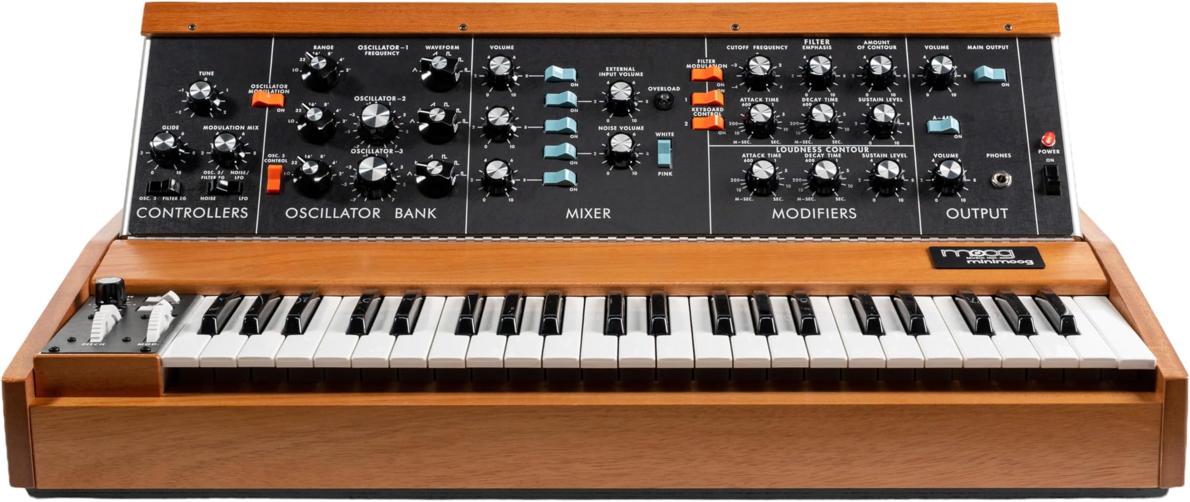 Moog Minimoog Model D Analog Synthesizer - Mahogany