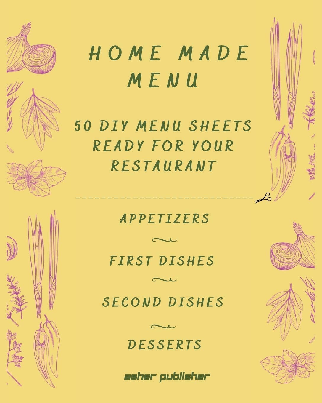 Buy Homemade Menu Readymade menu cards, to be cut out, where you can