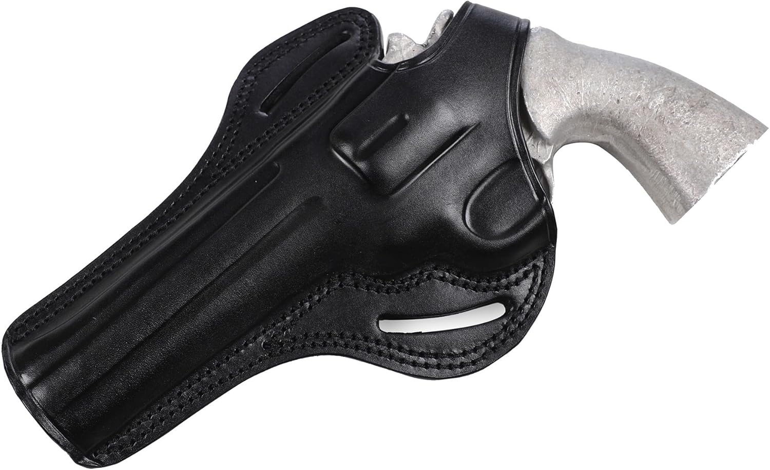 Pusat Holster Premium Leather Thumb Break Belt Holster 6 inch for Revolver Colt Python, Colt King Cobra, Colt Trooper MK III, Colt Diamondback Left Hand