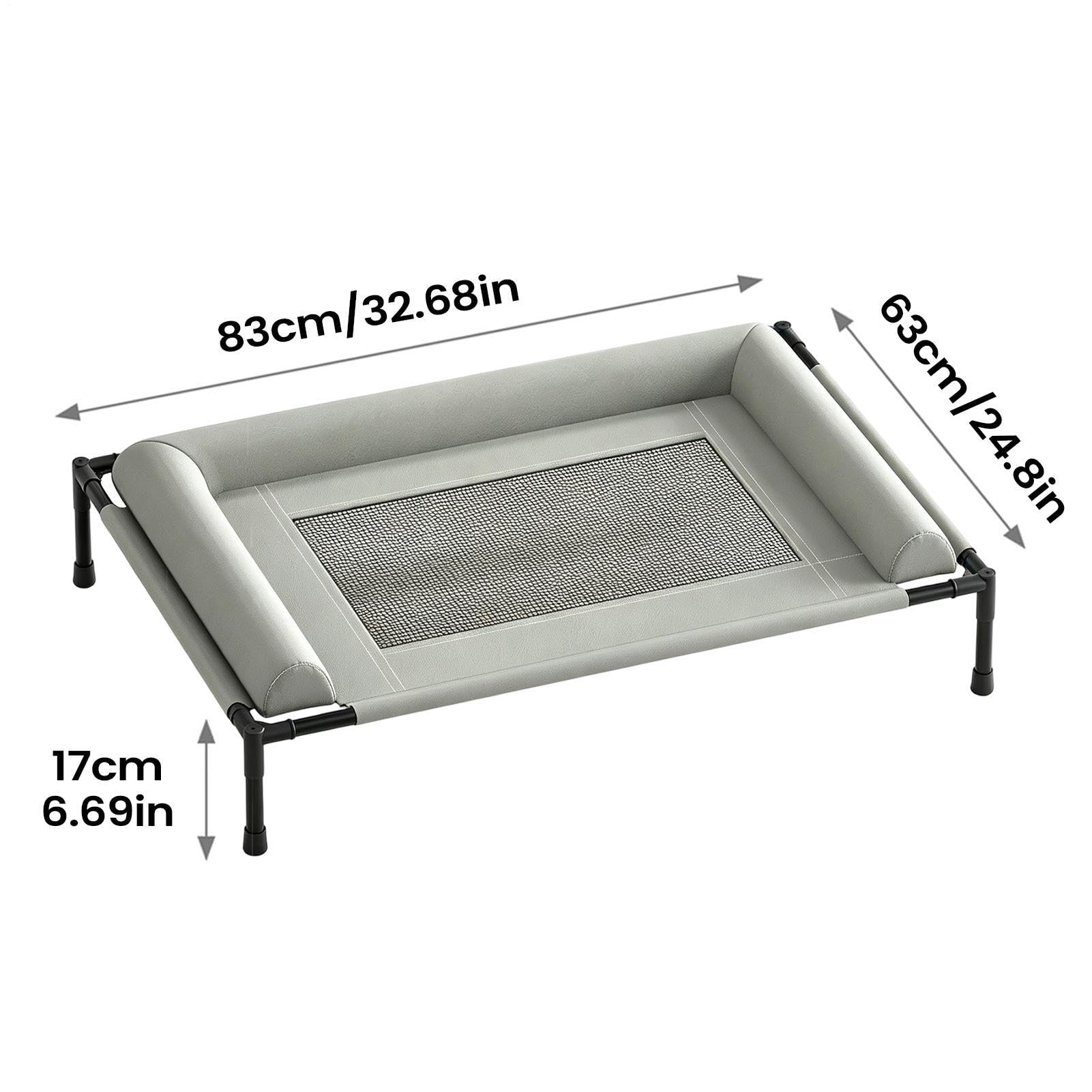 Cama de Acampada para Perros Alfombra Plegable Antivibración Transpirable | Cama Exterior para Mascotas en Playa, Patio, Interior, Exterior, Porche, Suelo, y Patio Trasero
