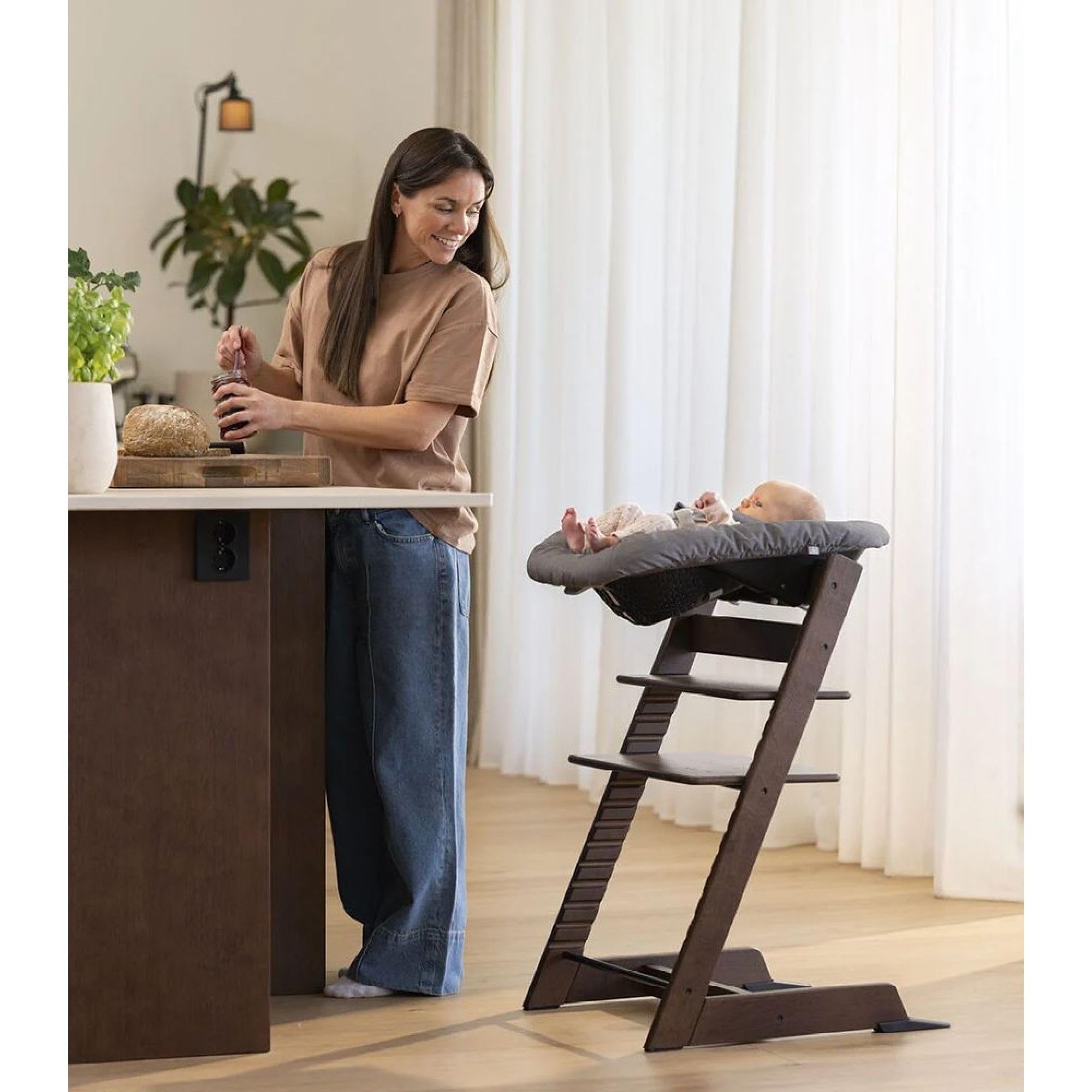 Stokke Tripp Trapp Newborn Set, Anthracite : Amazon.co.za: Baby