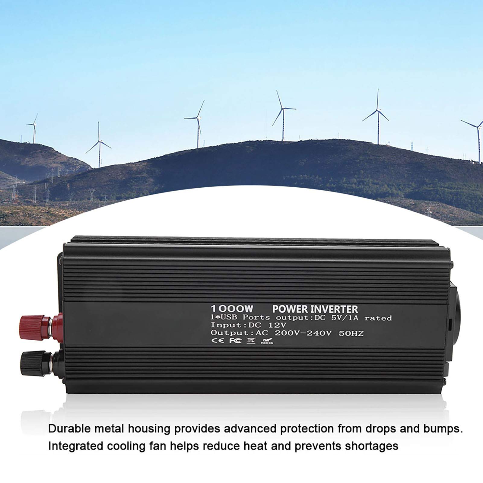 Correction Sine Wave Inverter 12 V Converter 1000W Power Inverter with Solar Panel
