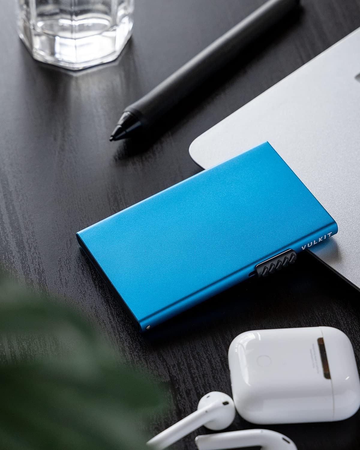 VULKIT Minimalist Credit Card Holder Pop Up Cards RFID Protection Slim Metal Wallet - Image 5