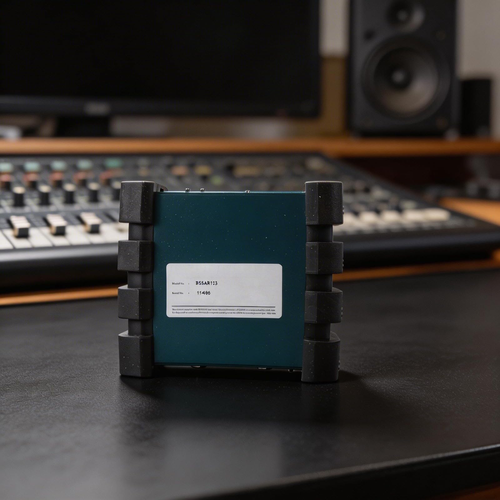 Convertidor de impedancia profesional Active DI Box para Studio y Live de aleación de aluminio con acabado azul