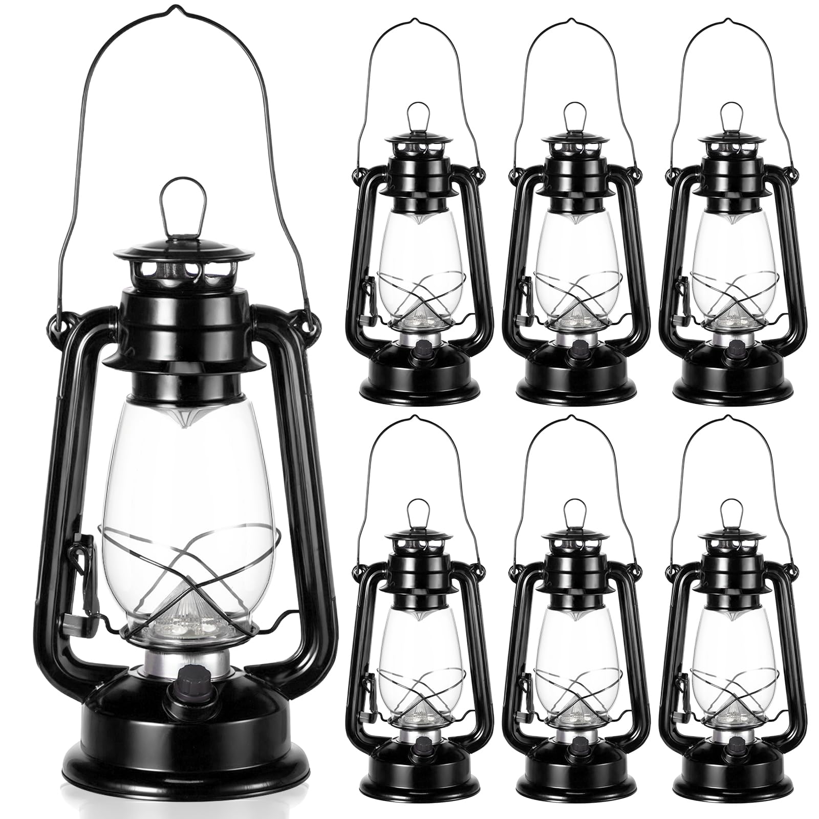 (未使用･未開封品)　Kole Imports OB824 Led Hurricane Camping Lantern by Kole Imports 60wa65s BEEPRINCESS-4-Pack-LED-Camping