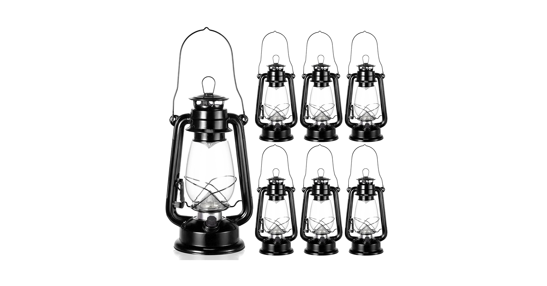 Amazon.com: Hortsun 2 Pcs 12 Inch Vintage LED Hurricane