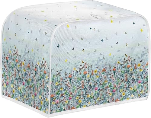 Vista 77 de Cubierta para tostadora de cocina, protector para hornear se adapta a la mayoría de tostadoras estándar de 4 rebanadas, mantiene la tostadora libre