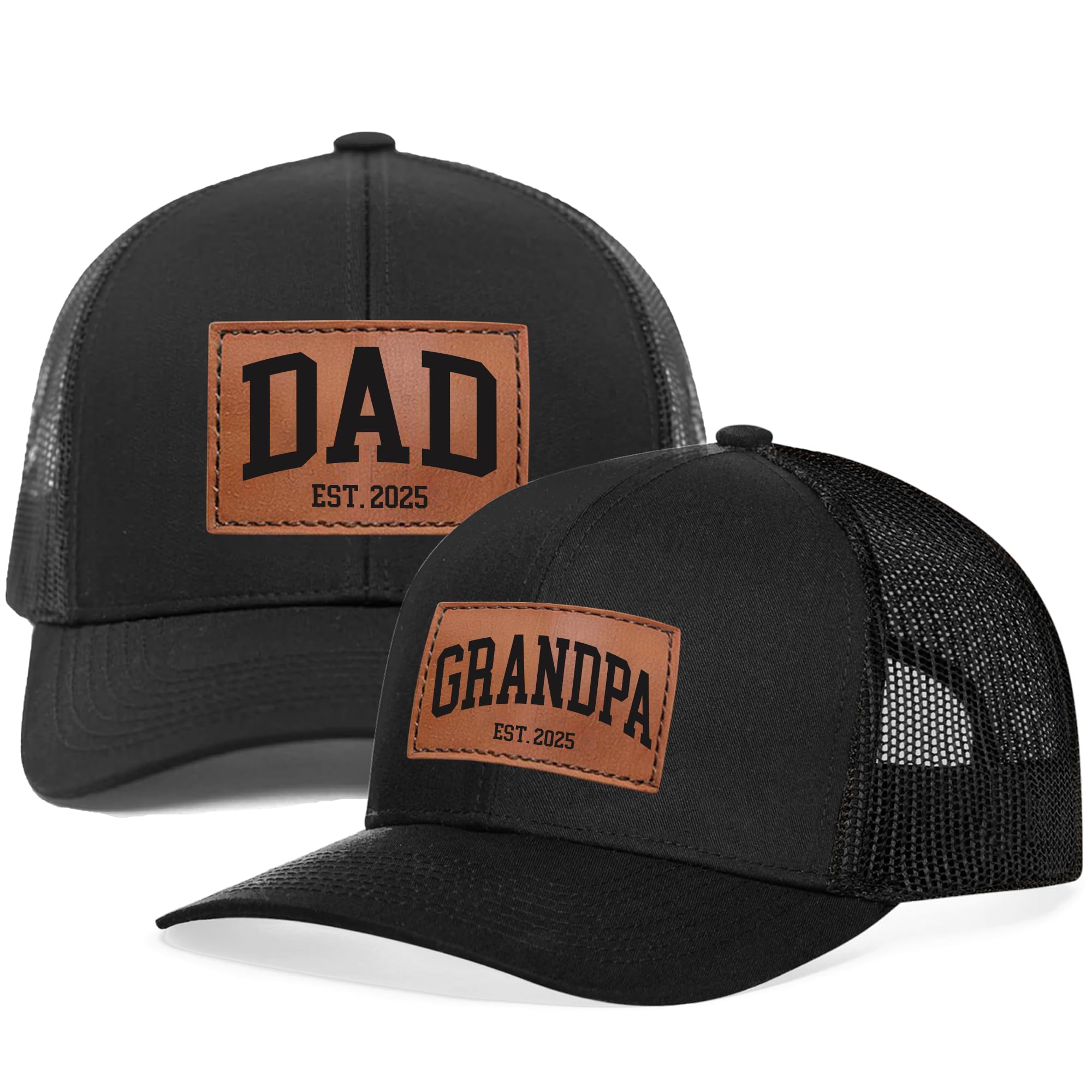 Personalized Dad Hat, Dad and Grandpa Est 2025, Dad Hats for Men, New Dad Gifts, Gift for Daddy Papa Grandpa Fathers Day from Son Daughter