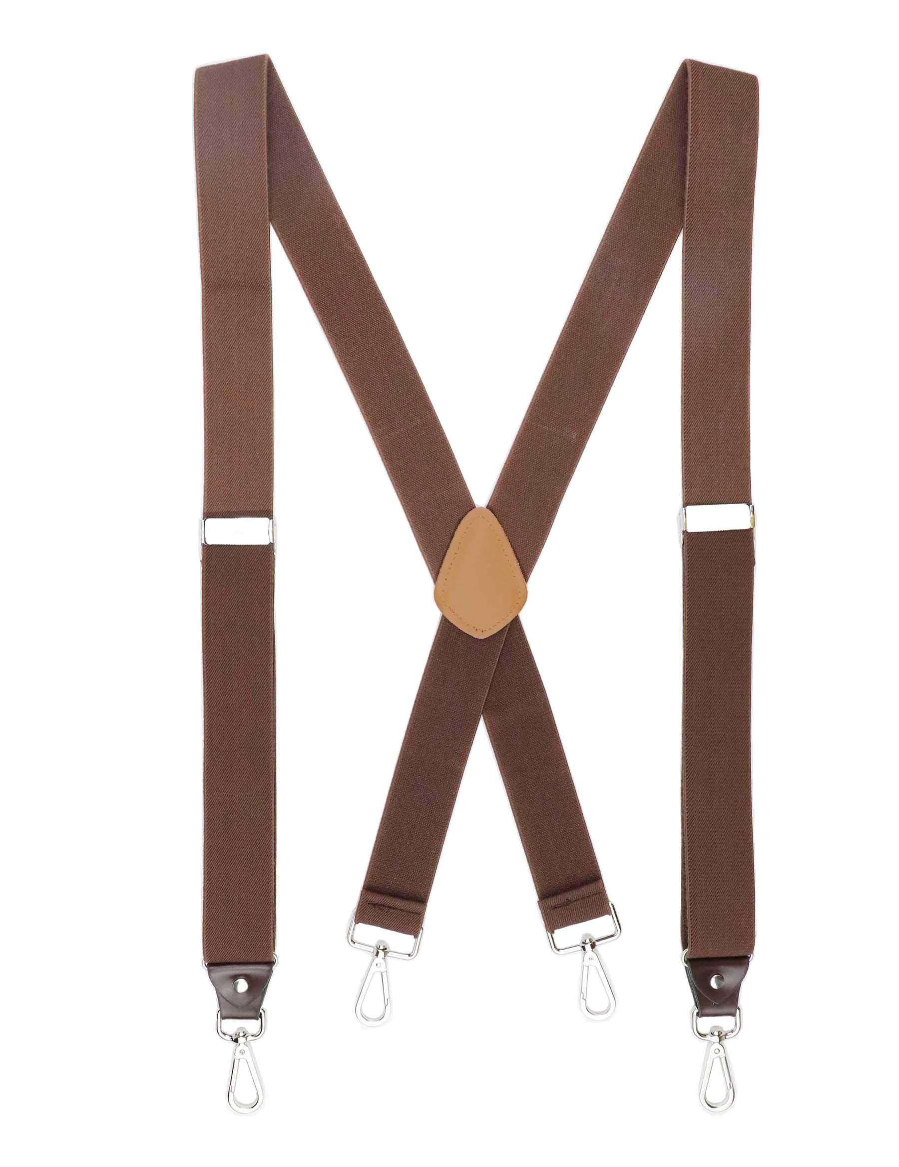 suspenders with belt loop hooks