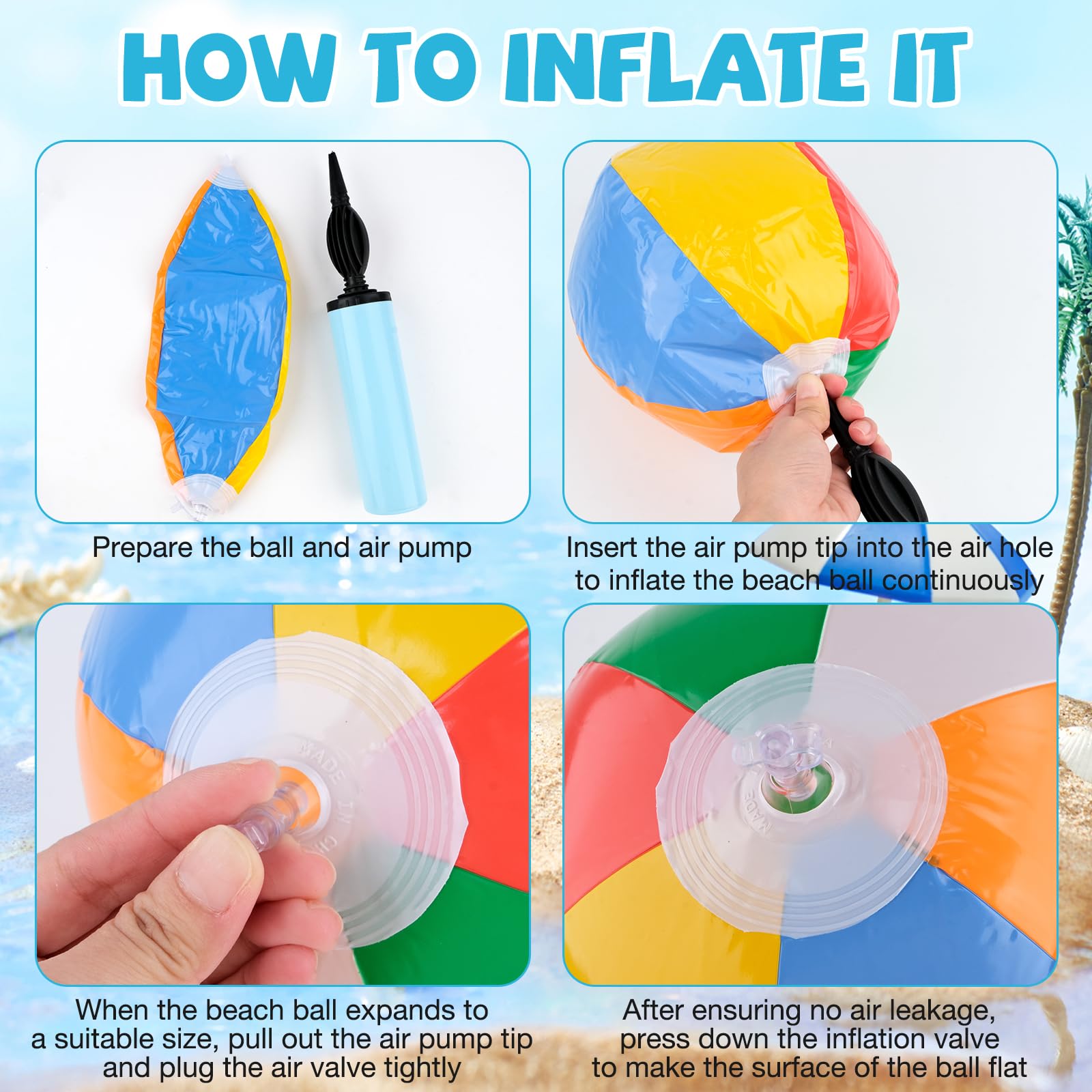 Ballons De Water-ball Gonflables - Lot De 2, 40 Cm, PVC Résistant - Pour Plage, Piscine, Jeux D'eau, Enfants à Partir De 3 Ans