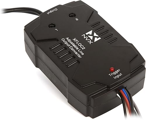 Miniatura 3 de NVX XFLOC2 Convertidor de salida de línea ajustable de 2 canales 80W con encendido remoto