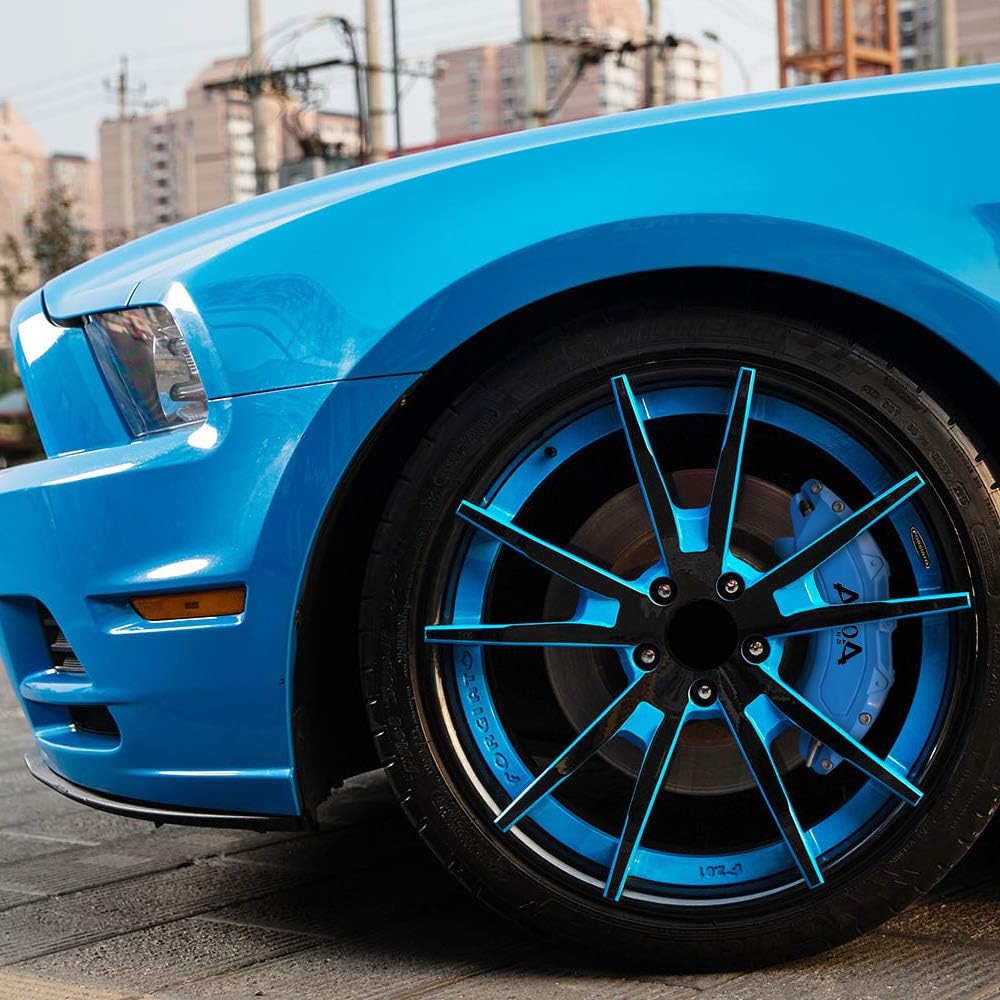 AOOA Brake Disc Aluminum Light Blue Caliper Cover Fits Different Car (Pls contact us)
