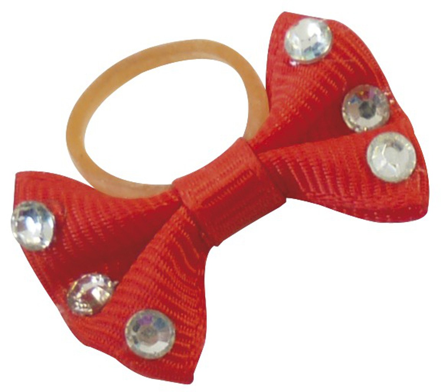 Fiocchi Intrecciati con Strass Trasparenti Red Crystal 306802 Unisex Adulto