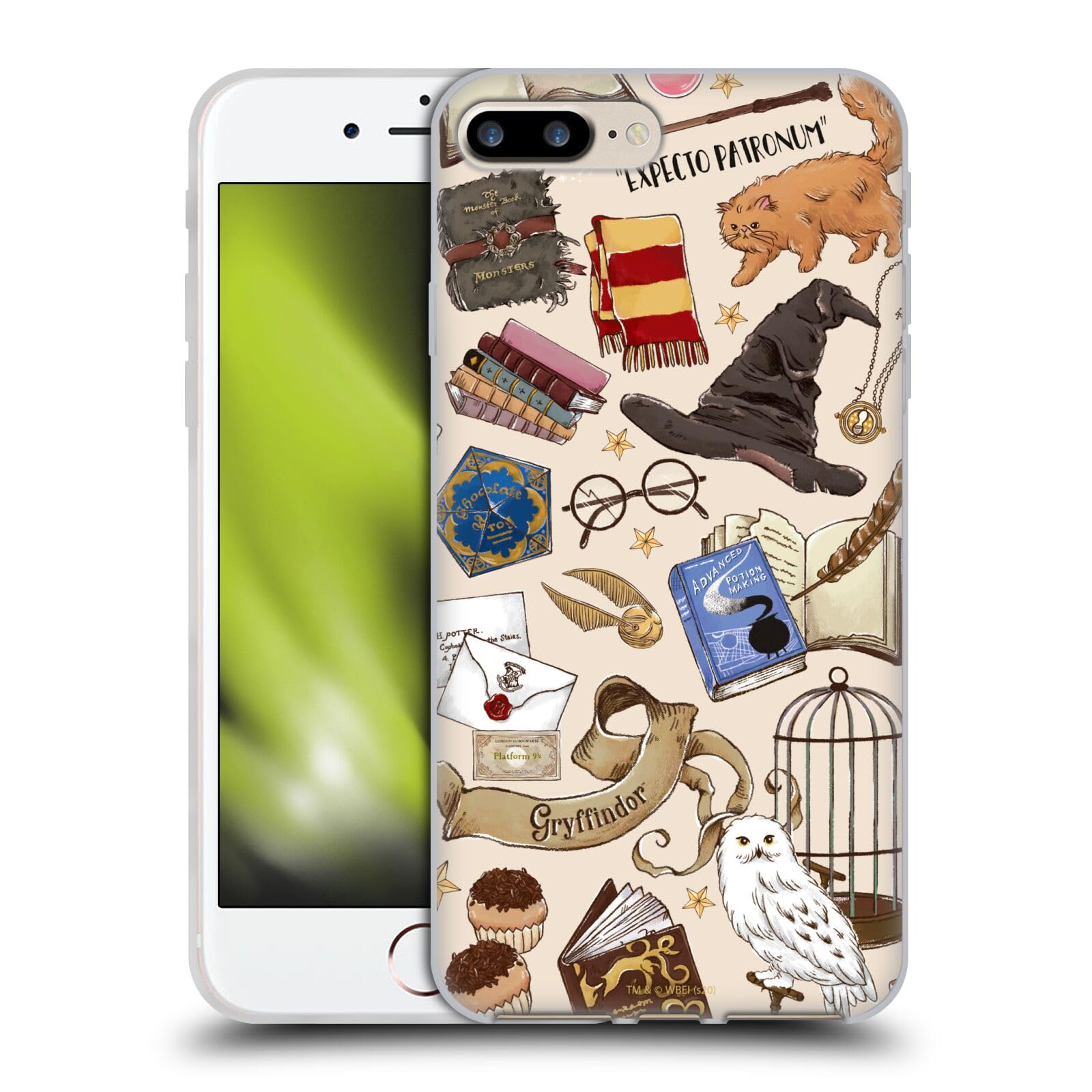 Head Case Designs Licenciado Oficialmente Harry Potter Patrón Luna Reliquias de la Muerte XXXVII Caso Funda de Gel Suave Compatible con Apple iPhone 12 / iPhone 12 Pro — view 220