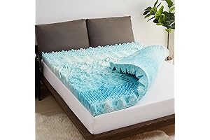 3 Inch Queen Mattress Topper - Cooling Gel Infused Foam Restful Sleep
