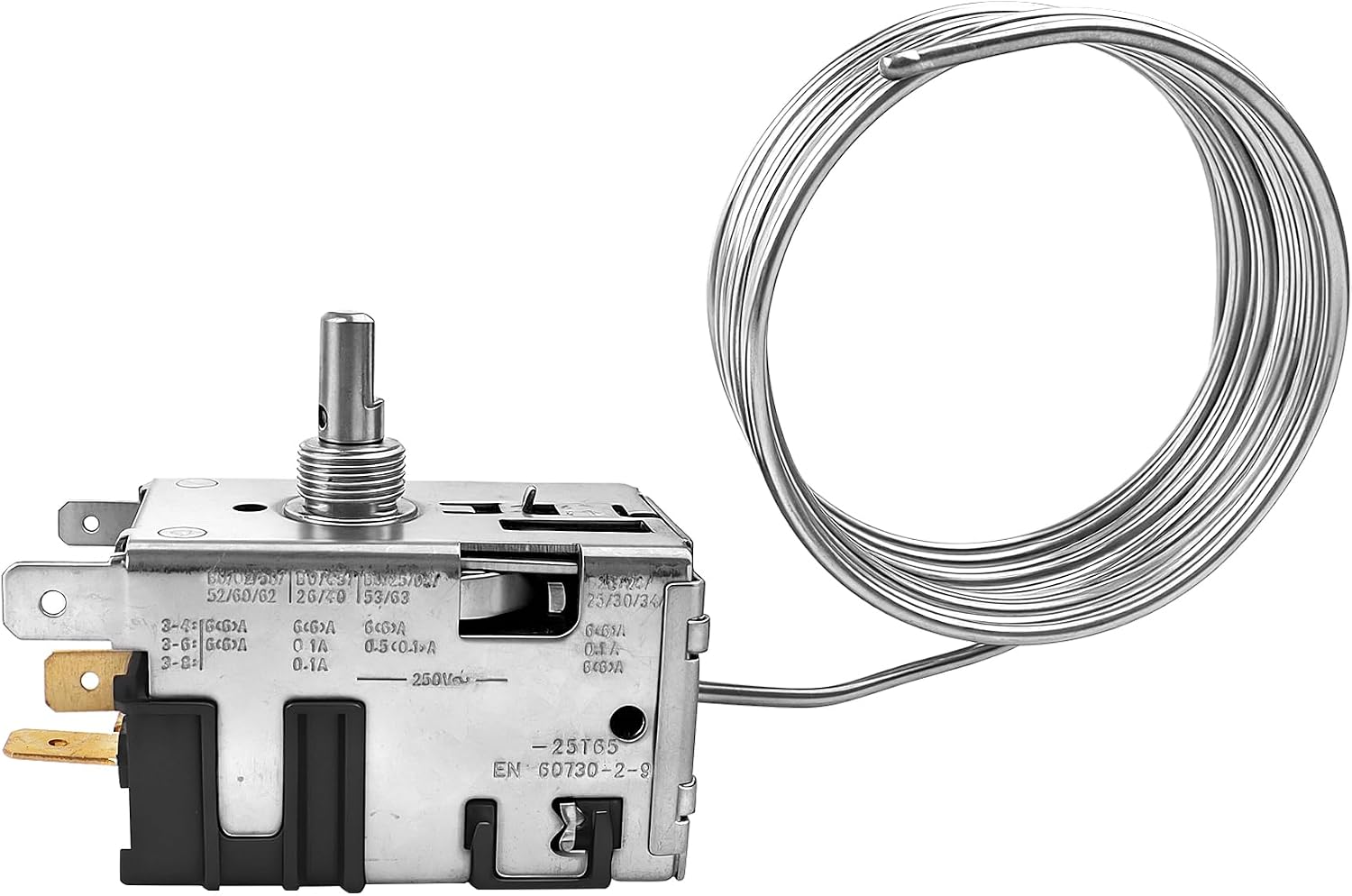 Temperature Control Kit, Replace for 800366, 077B6806, 077B7172, 988282, Compatible with True Refrigerator, 76" Coil Sensing Thermostat