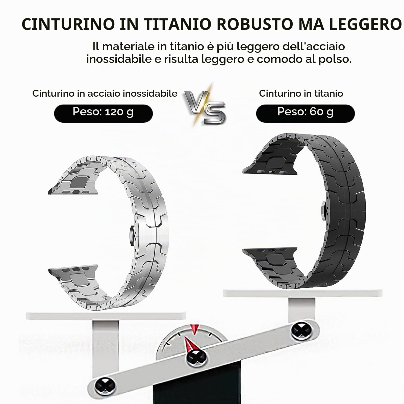 Titanio Cinturino per Apple Watch Ultra 3 49mm 46mm 45mm 44mm 42mm 41mm 40mm 38mm Regolabile Titanio Cinturino con Chiusura a Farfalla per iWatch Ultra 3 2 1/SE 3 2 1/Series 11 10 9 8 7 6 5 4 3 2 1