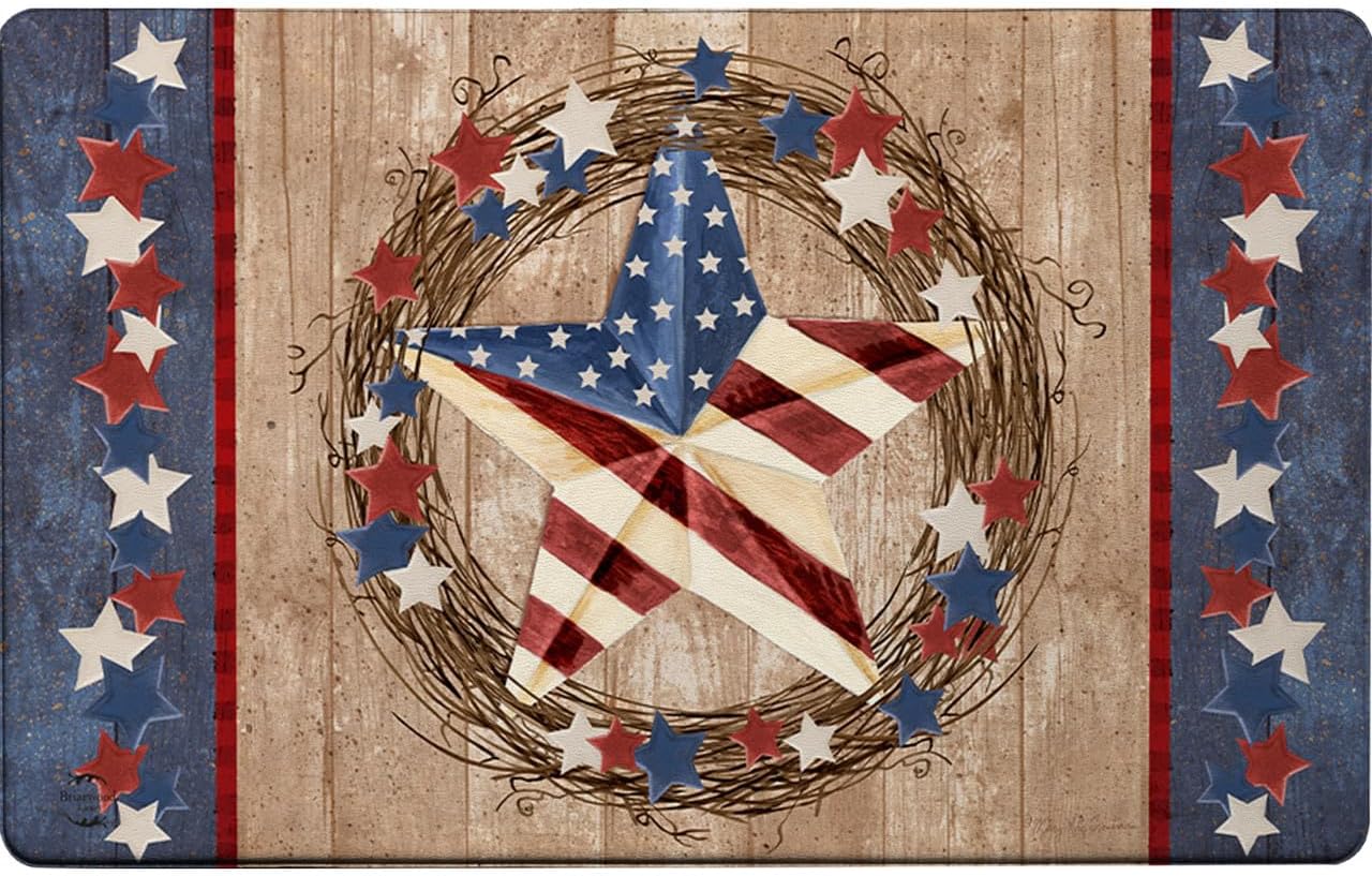 Briarwood Lane Red White and Beautiful Comfort Mat