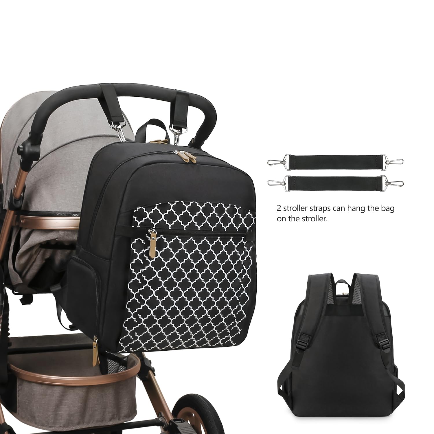 Mochila extractora de leche para Spectra S1, S2 Medela para madres trabajadoras, mochila para pañales con funda para laptop