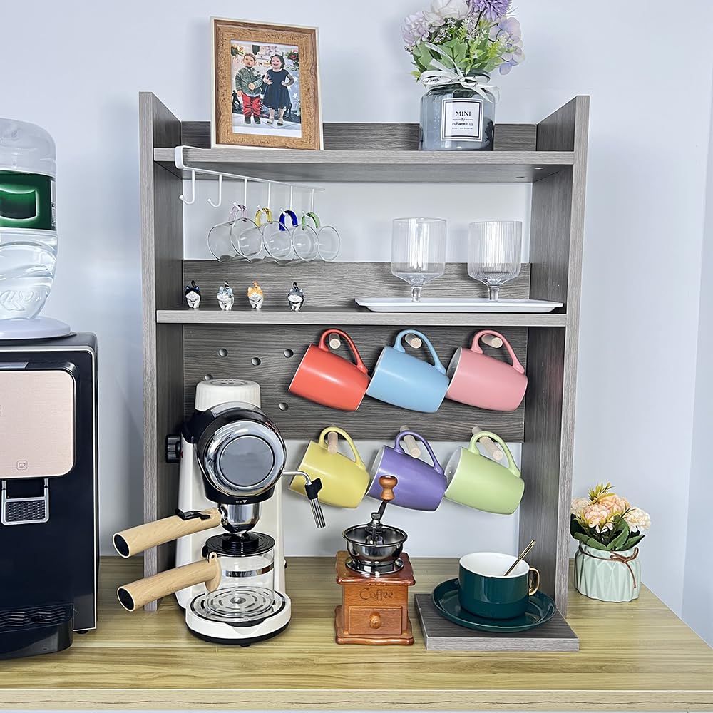 Amazon.com - OranFran Wood Countertop Organizer,Coffee Station 