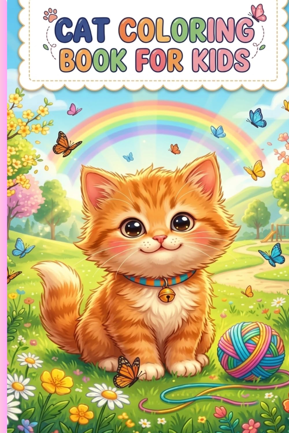 CAT COLORING BOOK FOR KIDS: Cute and Easy Cat Coloring Pages Filled with Fun Adventures, Playful Kittens, and Creative Coloring Fun